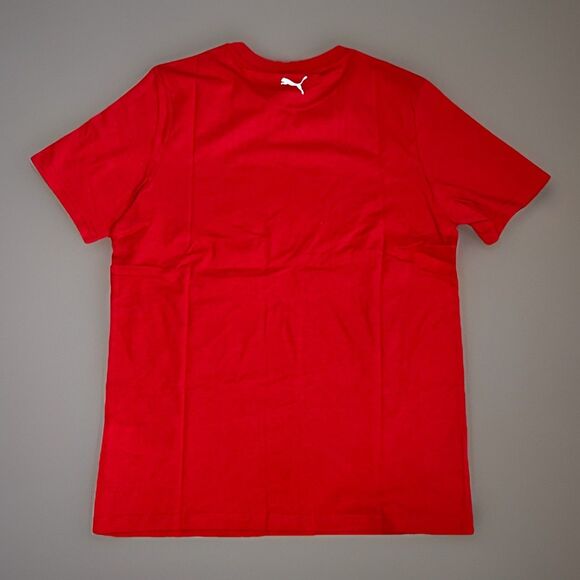 PUMA Men's Red Scuderia Ferrari Race Big Shield Logo T-Shirt NEW Medium - Picture 5 of 5